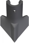 Rejas cultivador con nervio de Bellota Agrisolutions 15049-2,5 CN Rejas cultivador con nervio 15049-2,5 CN Bellota Agrisolutions